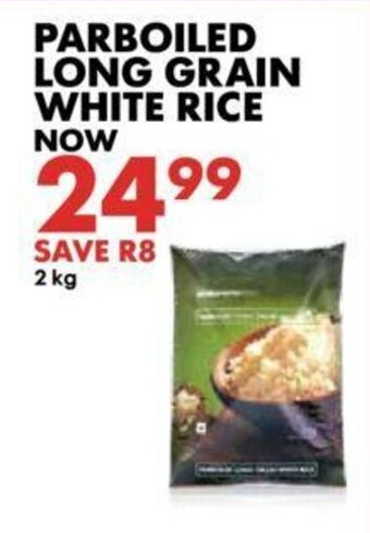 Woolworths Parboiled Long Grain White Rice 2kg offer