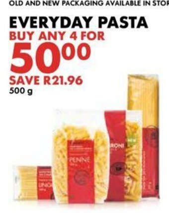 Woolworths Everyday pasta 500g offer