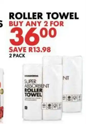 Woolworths Roller Towel offer