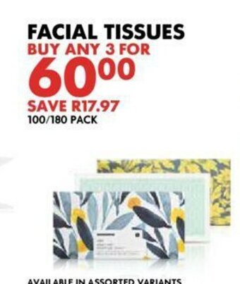 Woolworths Facial Tissues offer