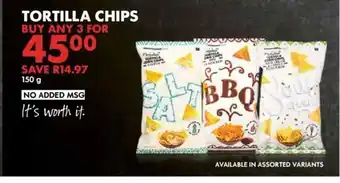 Woolworths Tortilla Chips offer