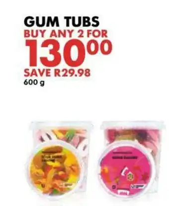 Woolworths Gum Tubs offer