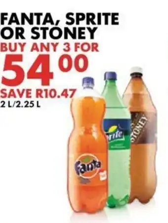 Woolworths Fanta, Sprite or Stoney offer