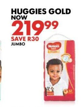 Woolworths Huggies Gold Jumbo offer