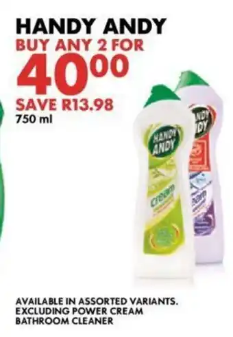 Woolworths Handy Andy offer