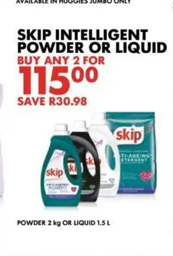 Woolworths Skip Intelligent Powder or Liquid offer