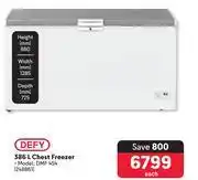 Makro Defy 386L Chest Freezer DMF 454 offer