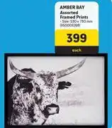 Amber Bay Assorted Framed Prints-Each