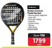 Bullpadel Raider Control Padel Racket-Each