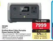 Makro Ecoflow River 2 Max Portable Power Station 512 Wh offer