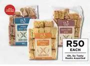 Food Lover's Market Oh, So Tasty Rusks Assorted-Each offer
