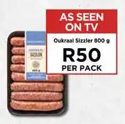Food Lover's Market Oukraal Sizzler-800g Per Pack offer