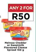 Food Lover's Market Melrose Cheddar Or Sweetmilk Flavoured Cheese Spread-For 2 x 150g offer