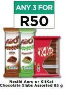 Food Lover's Market Nestle Aero Or Kitkat Chocolate Slabs Assorted-For Any 3 x 85g offer