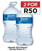 Food Lover's Market Aquelle Still Natural Spring Water-For 2 x 5L offer