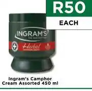 Food Lover's Market Ingram's Camphor Cream Assorted-450ml Each offer