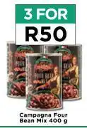 Food Lover's Market Campagna Four Bean Mix-For 3 x 400g offer