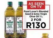 Food Lover's Market Food Lover's Blended Seed & Extra Virgin Olive Oil-For 2 x 1Ltr offer