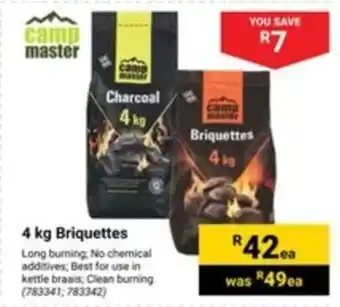 Builders Warehouse 4 kg Briquettes offer