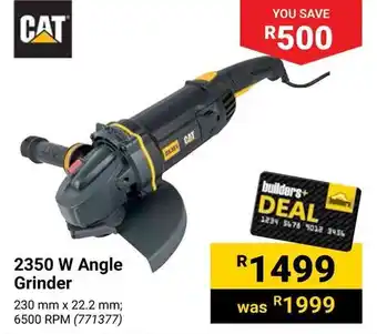 Builders Warehouse 2350 W Angle Grinder offer