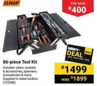 Builders Warehouse 86-piece Tool Kit offer