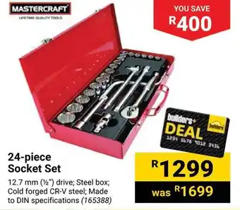 Builders Warehouse 24-piece Socket Set offer