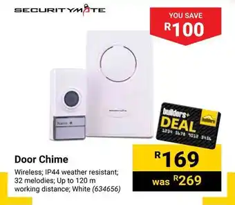 Builders Warehouse Door Chime offer