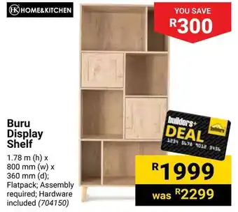 Builders Warehouse Buru Display Shelf offer