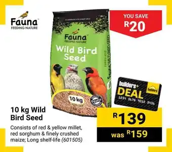 Builders Warehouse 10 kg Wild Bird Seed offer