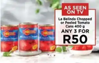 Food Lover's Market La Belinda Chopped or Peeled Tomato Cans 400g offer