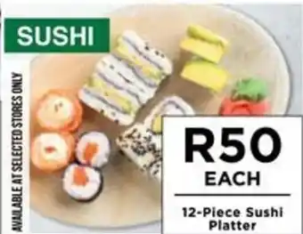 Food Lover's Market 12-Piece Sushi Platter offer