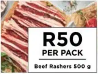 Food Lover's Market Beef Rashers 500g offer