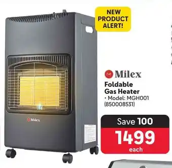Makro Milex Foldable Gas Heater offer