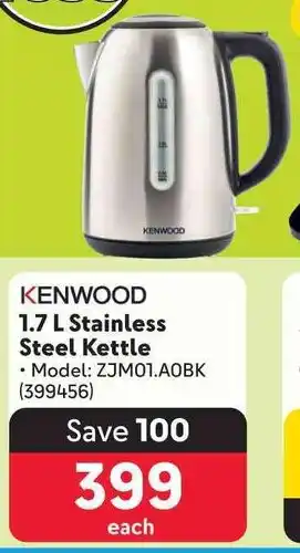 KENWOOD 1.7 L Stainless Steel Kettle