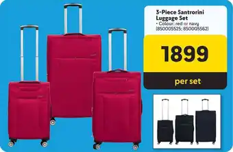 Makro 3-Piece Santrorini Luggage Set offer