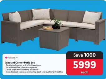 Makro Jabulani Corner Patio Set offer