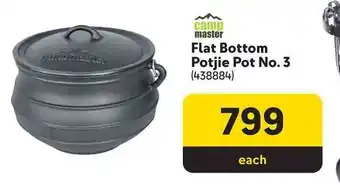 Flat Bottom Potjie Pot No. 3