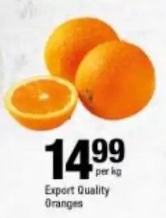 Checkers Export Quality Oranges offer