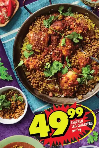 Shoprite CHICKEN LEG QUARTERS per kg offer