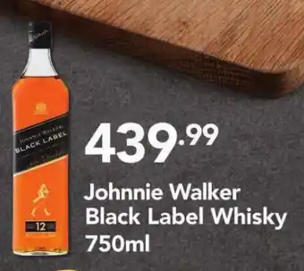 Shoprite Johnnie Walker Black Label Whisky 750ml offer