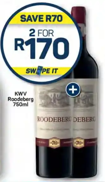 Pick n Pay Liquor KWV Roodeberg 750ml offer