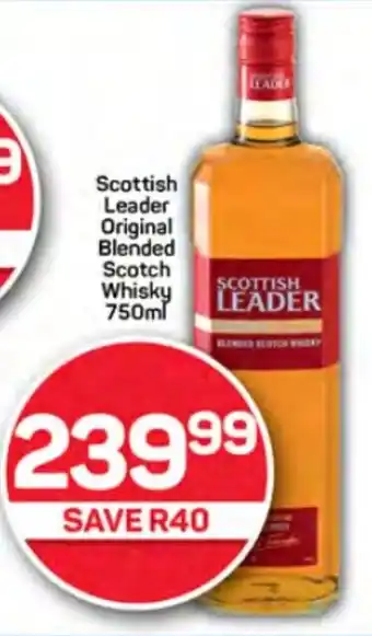 Pick n Pay Liquor Scottish Leader Original Blended Scotch Whisky 750ml offer