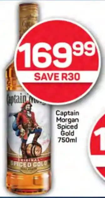 Pick n Pay Liquor Captain Morgan Spiced Gold 750ml offer