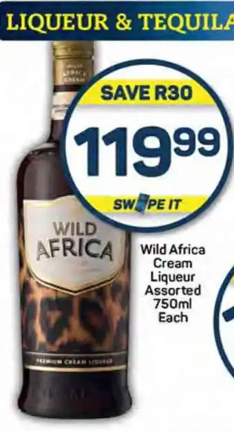 Pick n Pay Wild Africa Cream Liqueur Assorted 750ml offer