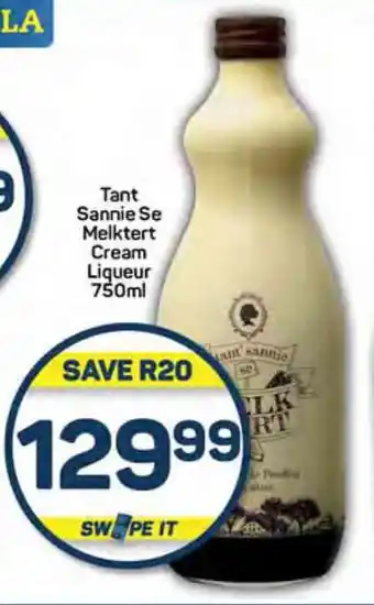 Pick n Pay Tant Sannie Se Melktert Cream Liqueur 750ml offer
