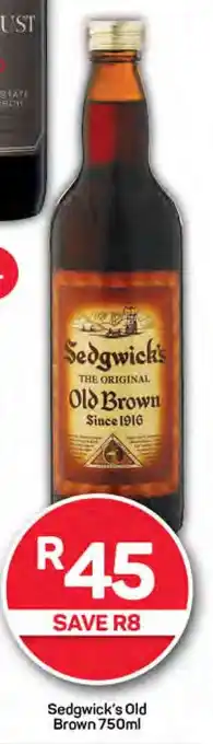 Pick n Pay Sedgwick's Old Brown 750ml offer
