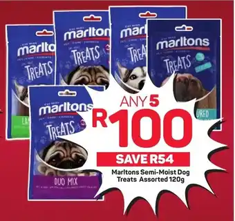 Marltons Semi-Moist Dog Treats Assorted 120g