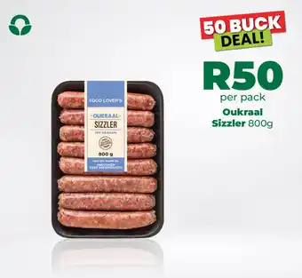 Food Lover's Market Oukraal Sizzler 800g offer