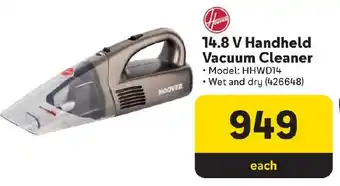 Makro 14.8 V Handheld Vacuum Cleaner offer