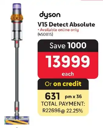 Dyson V15 Detect Absolute